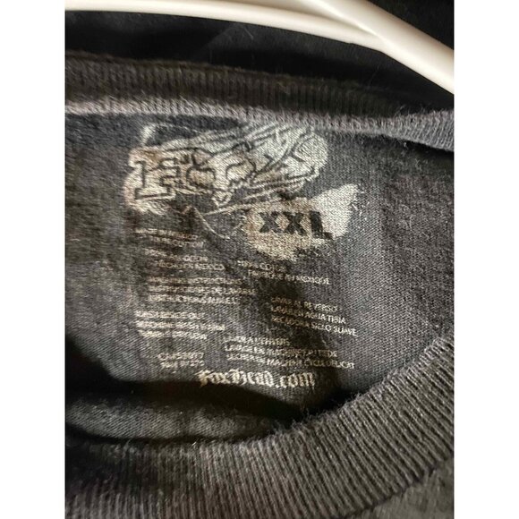 Fox Racing T-Shirt Motorcross I'm Super Pumped! Black Mens 2XL Tee - Picture 4 of 6